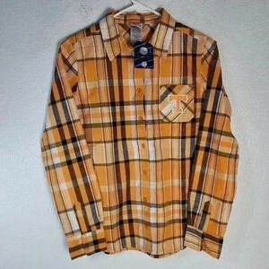 Creative Apparel Button Up Women's  Sz Med Texas Longhorn NCAA Short Sleeve NWT